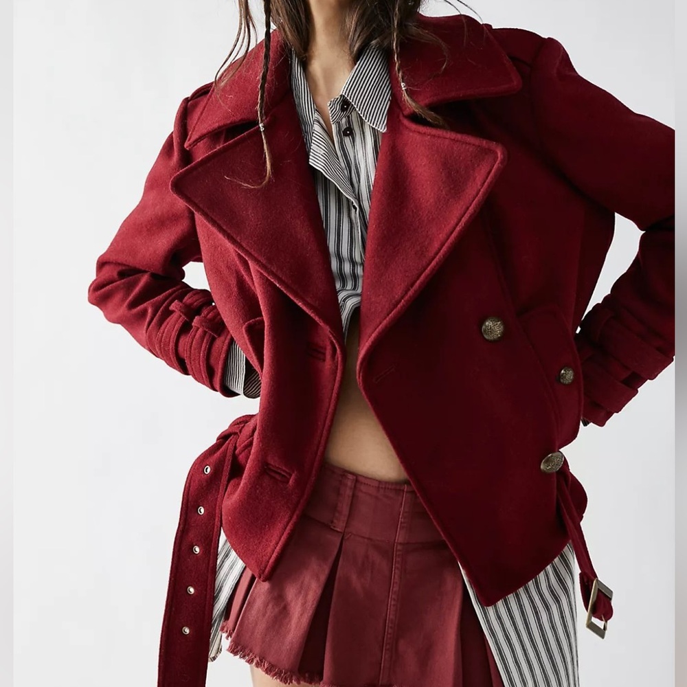 Free People Cecilia Peacoat Large